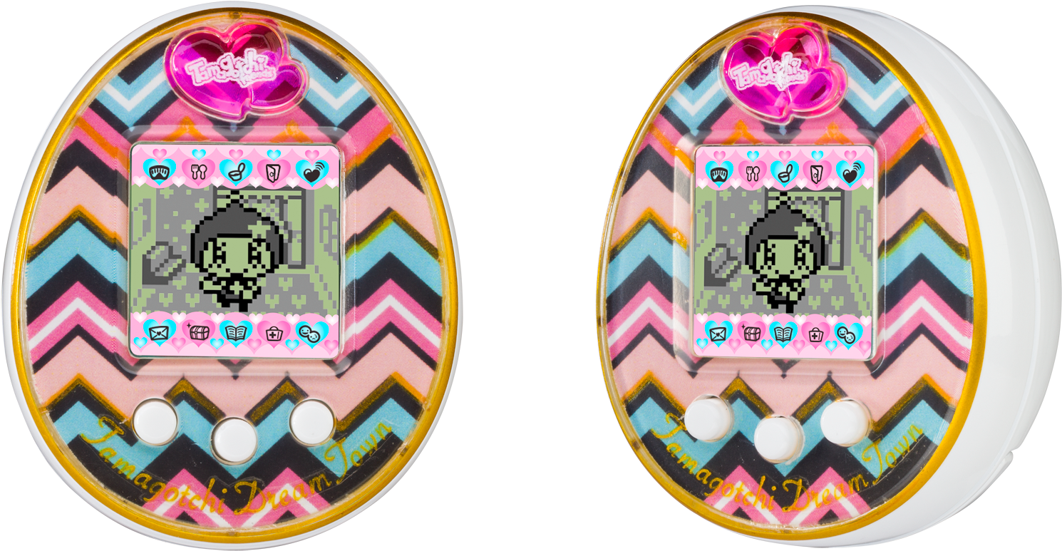 Zig Zag Gem - Tamagotchi Friends Dream Town Digital Friends Set (1879x1065), Png Download