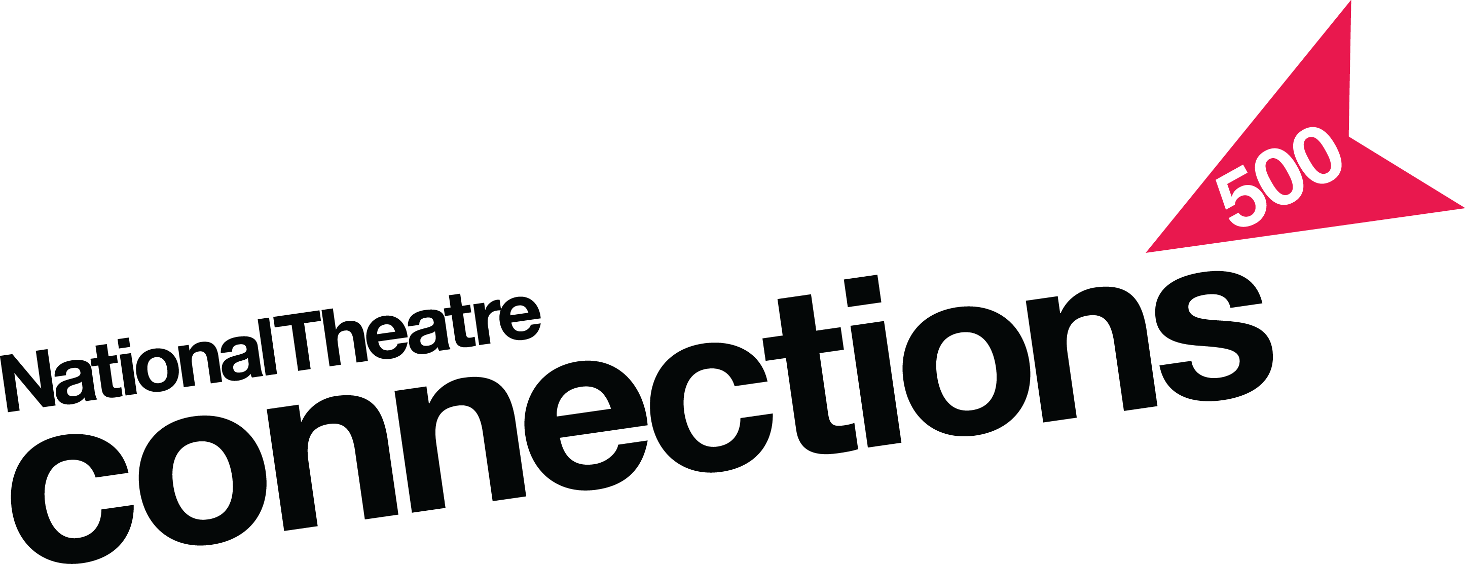 Bedbug The Musical Connections500 Logo To Go Top Left - National Theatre Connections 2019 (2890x1113), Png Download