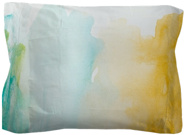 Color Strokes Watercolor Painting Art Pillow Sham • - Cushion (400x400), Png Download