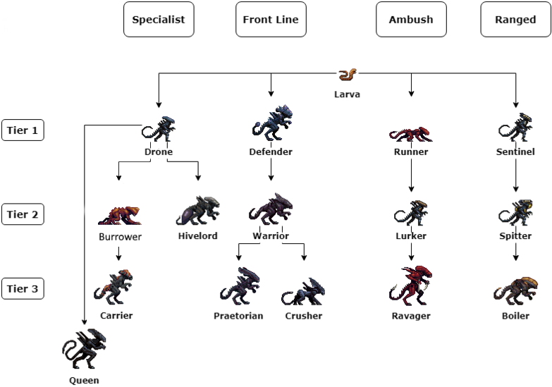 Evolution - Aliens Hivelord (800x566), Png Download
