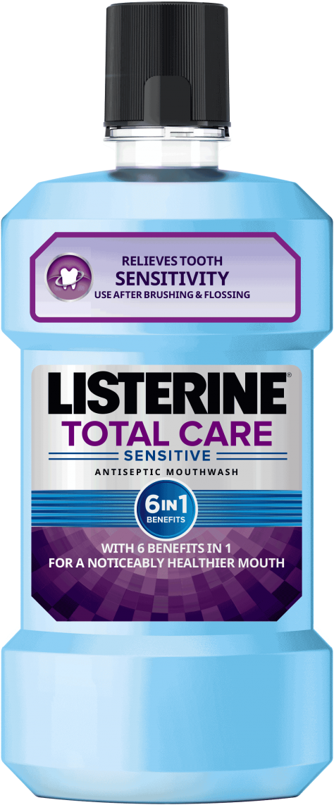 New Listerine Sensitive Clean - Listerine Total Care 500 (1024x1431), Png Download