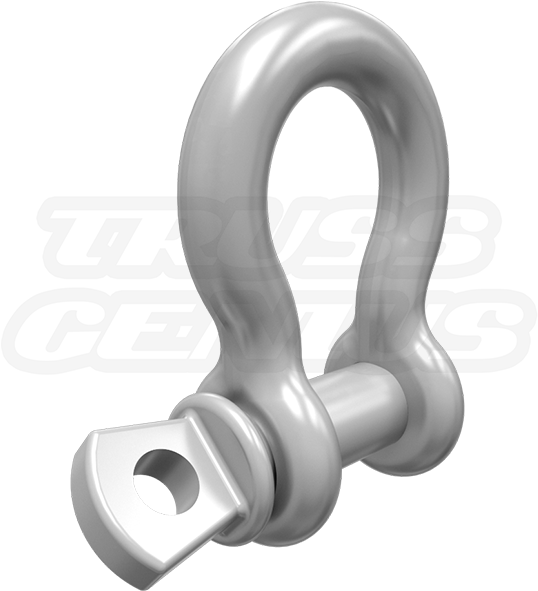 Half Inch Shackle 2 Ton Screw Pin - Tool (600x600), Png Download