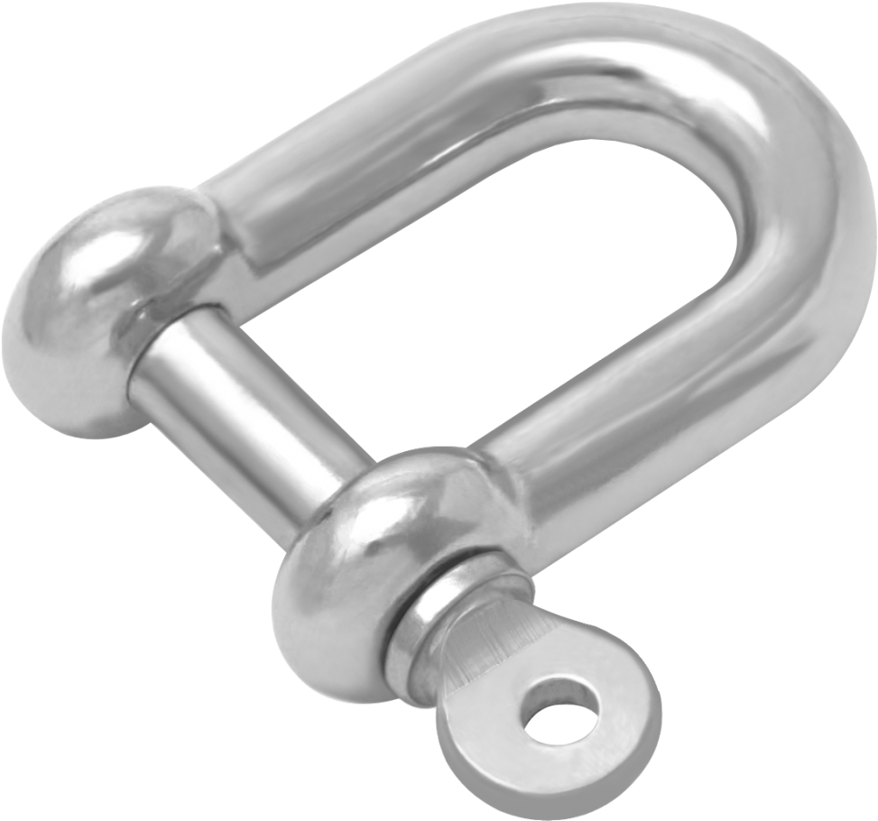 Shackles Collared Pin Forged - Holt A4 Stainless Steel Dee Shackles (1000x949), Png Download
