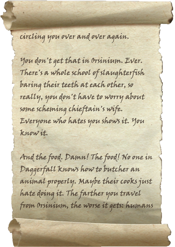 Back Home In Orsinium 6 - Thieves Guild Contract (615x867), Png Download