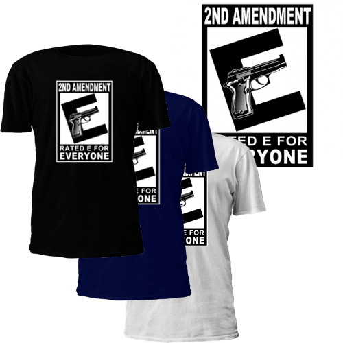 Rated E For Everyone T-shirt - He Leads Me Beside Still Waters (500x500), Png Download