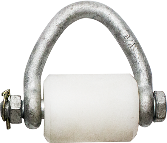 Bolt Style Web Shackle With Spool - Clamp (600x600), Png Download