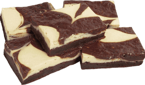 Cheesecake Brownie - Cheesecake Brownies Png (480x282), Png Download