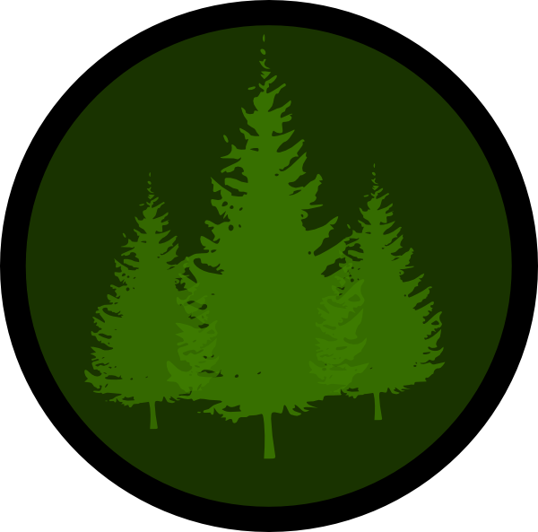Evergreen Symbol 1 Clip Art - Clip Art (600x593), Png Download