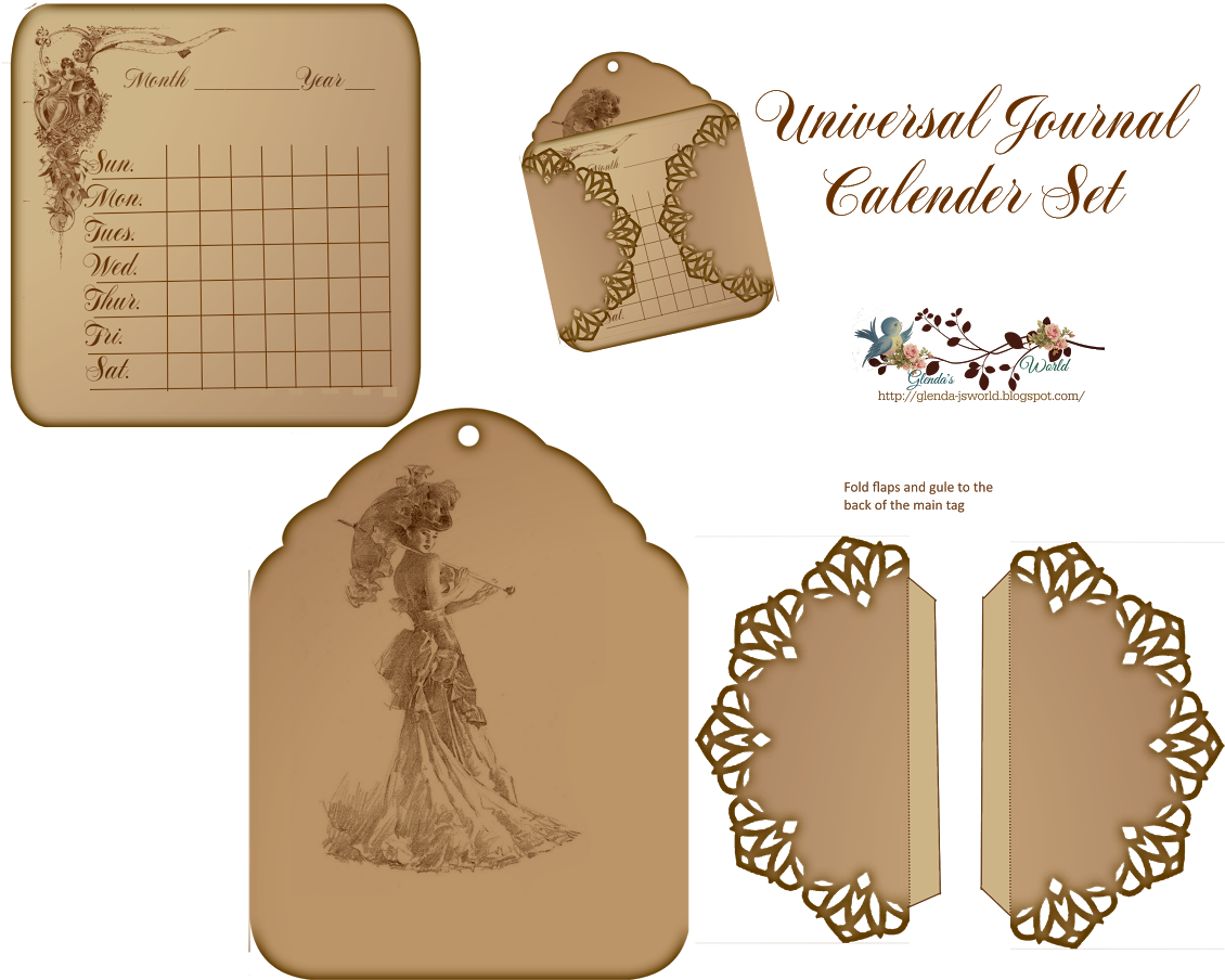 Displaying Vintage Calender & Pocket-glenda's World - Bride (1152x922), Png Download