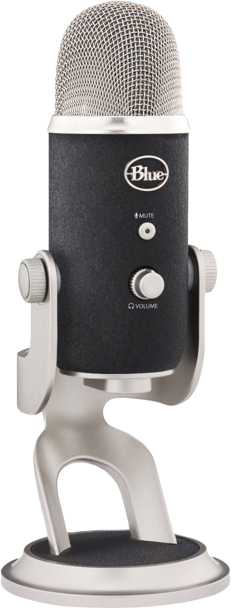 Download Podcast Microphone Png Image - Blue Yeti Pro Studio (500x1242), Png Download