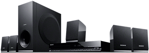 Home Theater System - Sony Tz140 (519x804), Png Download