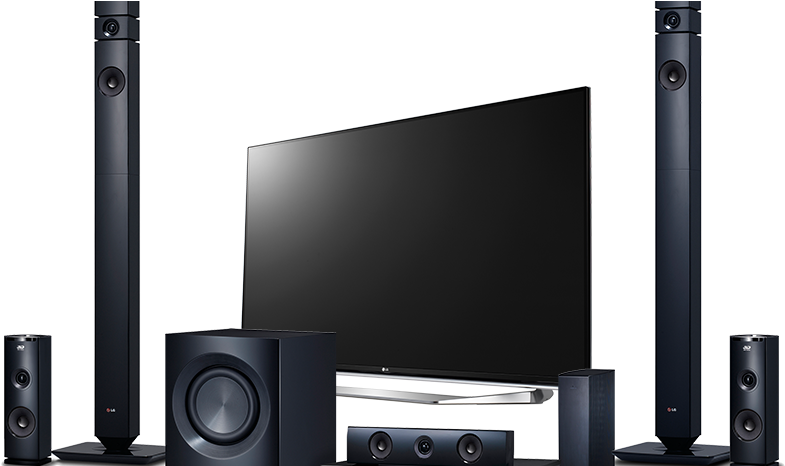 Home Theater - Lg Home Cinema Inalambrico (800x465), Png Download