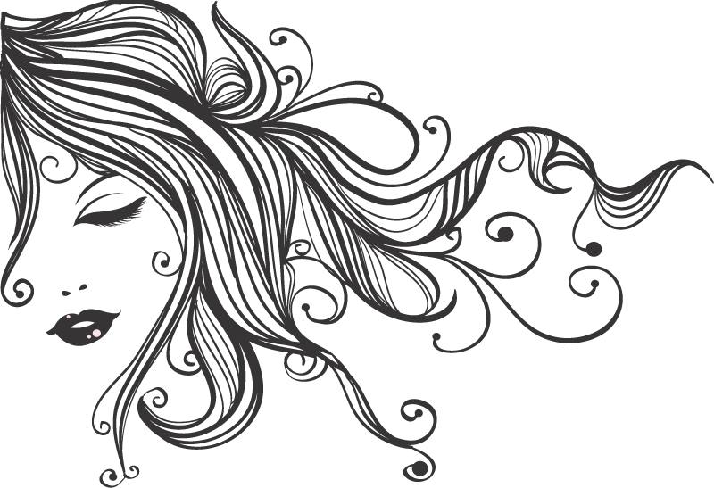 Wicked Snips Salon And Spa Milverton Ontario - Dibujos Para Pared De Estetica (800x547), Png Download