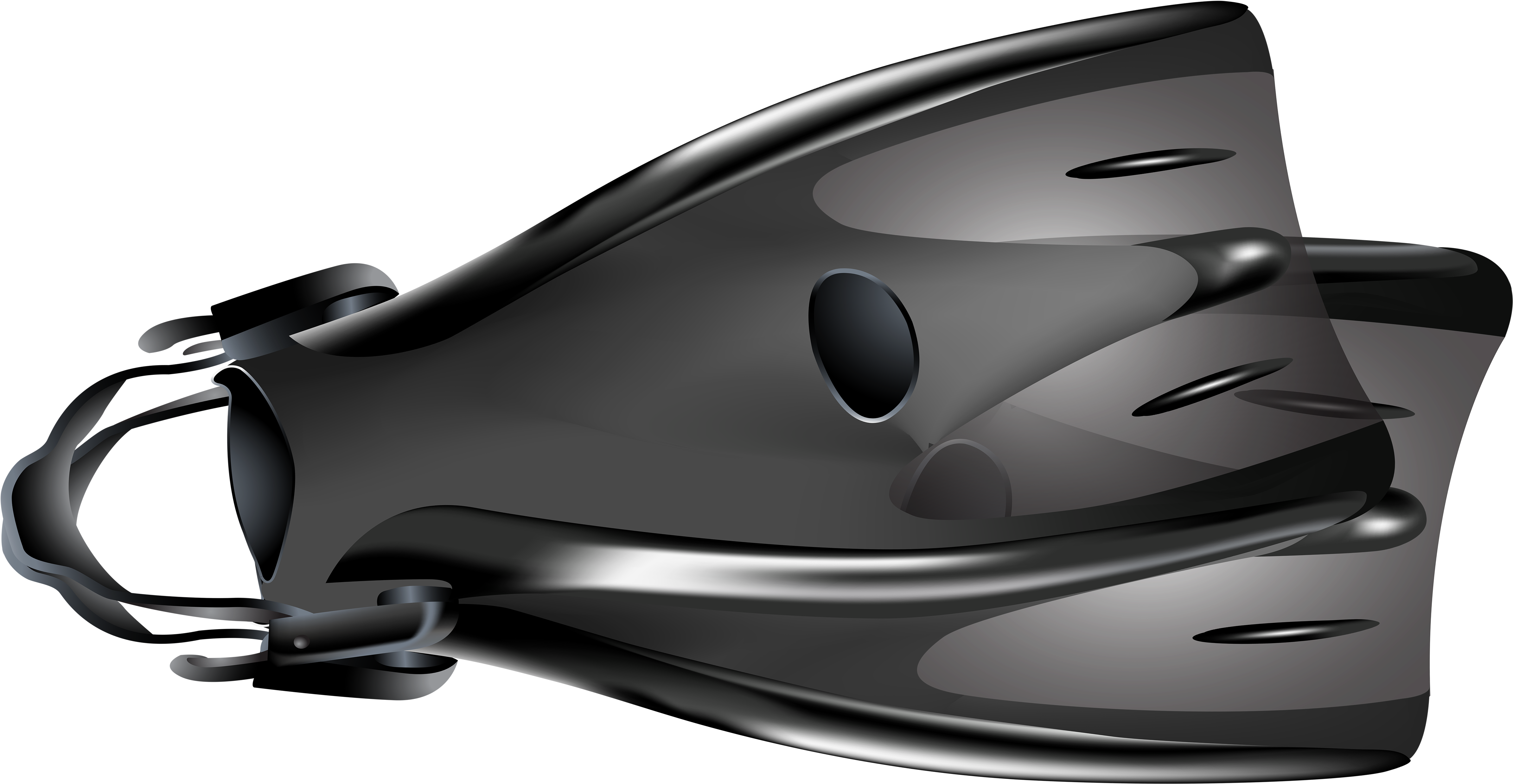 Swim Fins Png (5041x2985), Png Download