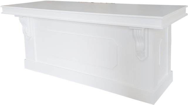 Country Style Sales Shop Reception Counter Or - Bathtub (700x627), Png Download