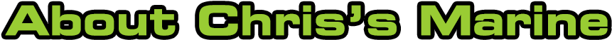 About Chriss Marine - Chris's Marine (864x216), Png Download
