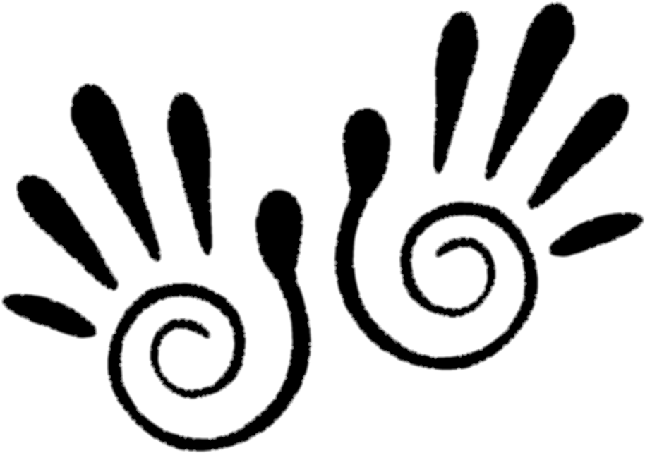 Vector Black And White Igh Massage - Massage Therapy Hand Clipart (1000x724), Png Download