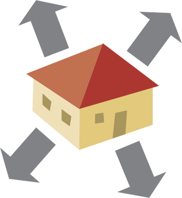 Ian Symbol Urban Sprawl - Urban Sprawl Easy Drawing (368x400), Png Download