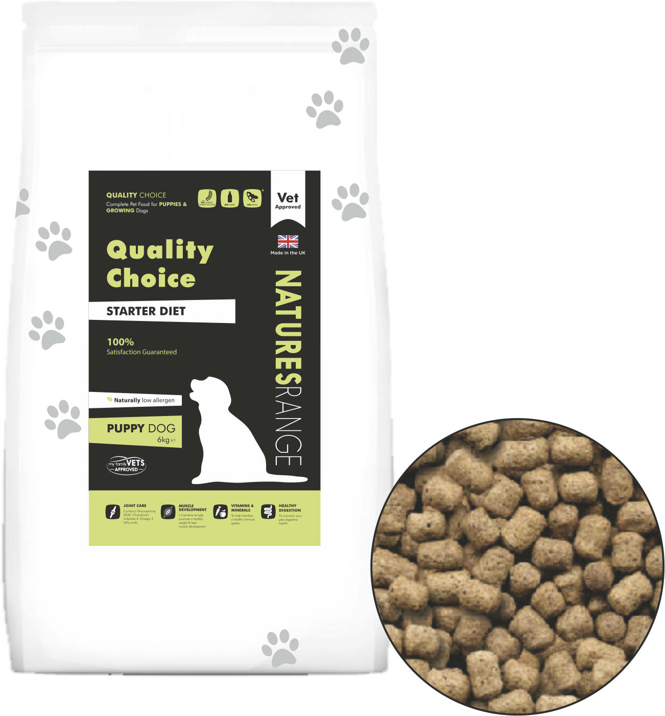 Dog Food - Ga Gluten Free Premium Puppy Food Gpp - Ideas 4 Pets (1331x1462), Png Download