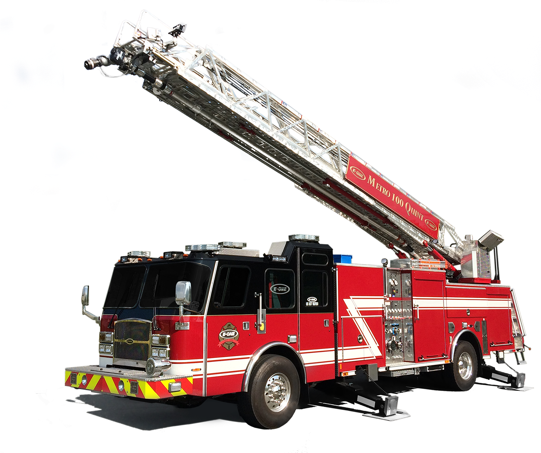 Rev Group Fire Division E-one Unveils New Hr 100 Aerial - E One Hr100 (1800x1517), Png Download
