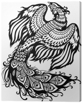 Free To Use Phoenix Black And White (400x400), Png Download