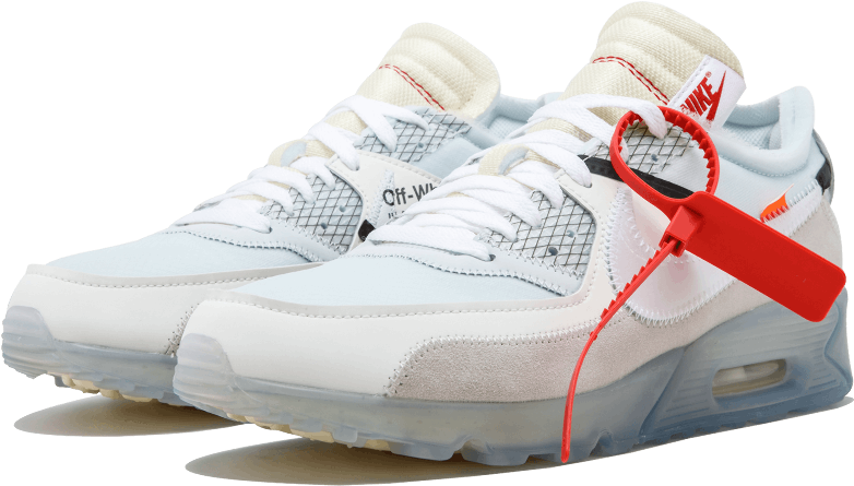 Nike Air Max 90 "off-white" - Air 90 Off White (1000x600), Png Download