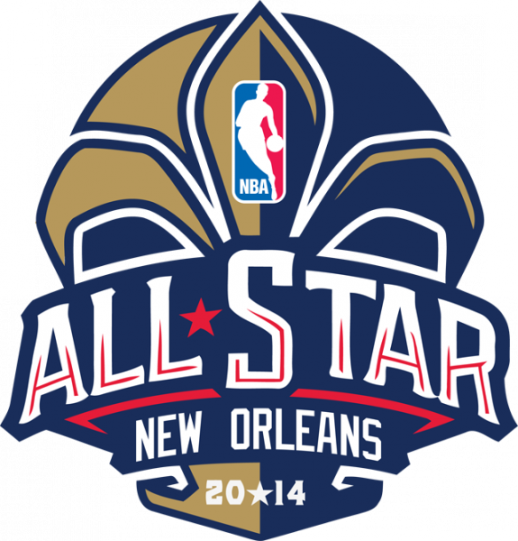 Nba All-star 2014 Weekend In New Orleans Events - 2014 Nba All Star Game Logo (575x600), Png Download