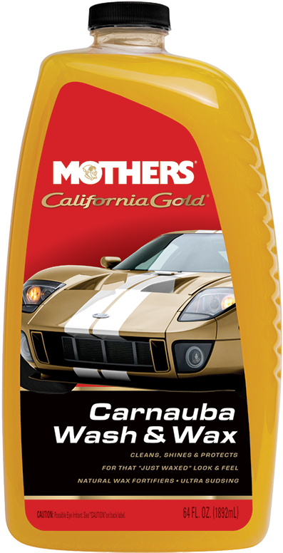 California Gold Carnuba Wash Wax - Mothers Wash N Wax (800x800), Png Download