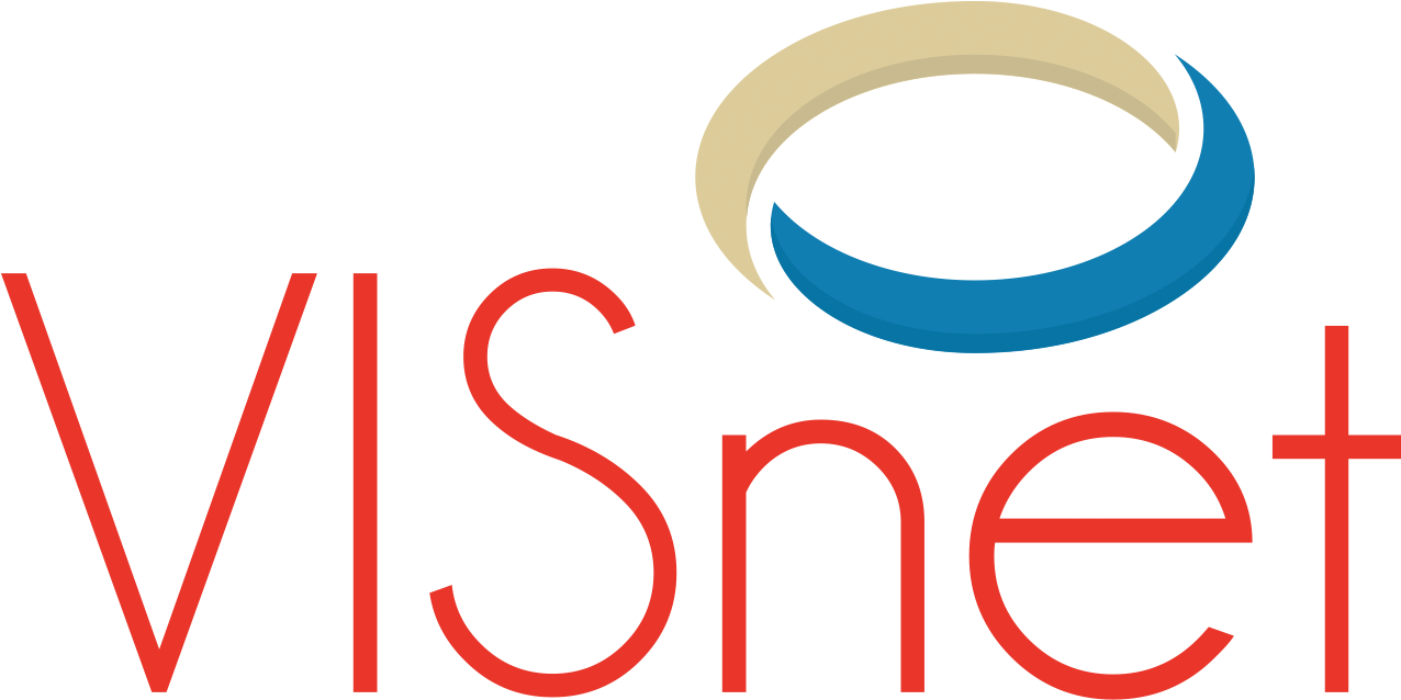 Visnet Logo Notagline Color Over Transparent - New Icon Model Logo (1275x749), Png Download