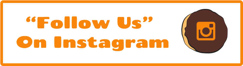 Sandys Donuts Follow Us On Instagram - Graphic Design (1000x220), Png Download