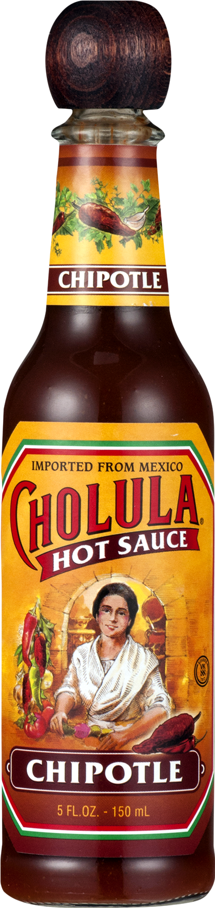 Cholula Chipotle Hot Sauce 150ml (1800x1800), Png Download
