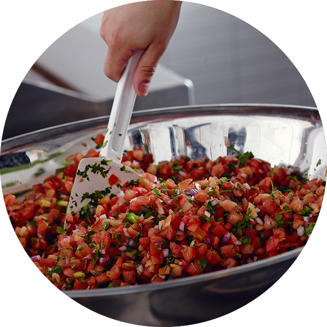 Fresh Tomato Salsa - Chipotle Mexican Grill Surrey Bc (640x640), Png Download