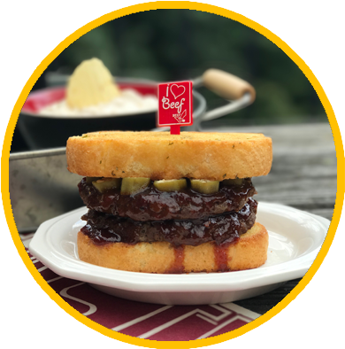 Boone's Bbq Chipotle Burger - Fast Food (400x400), Png Download