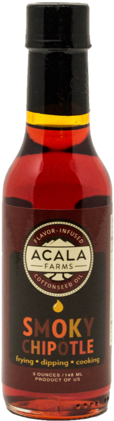 Smoky Chipotle Acala Farms Cooking Oil - Cottonseed Oil - Hot Habanero 5oz - Acala Farms Cotton (1024x1024), Png Download