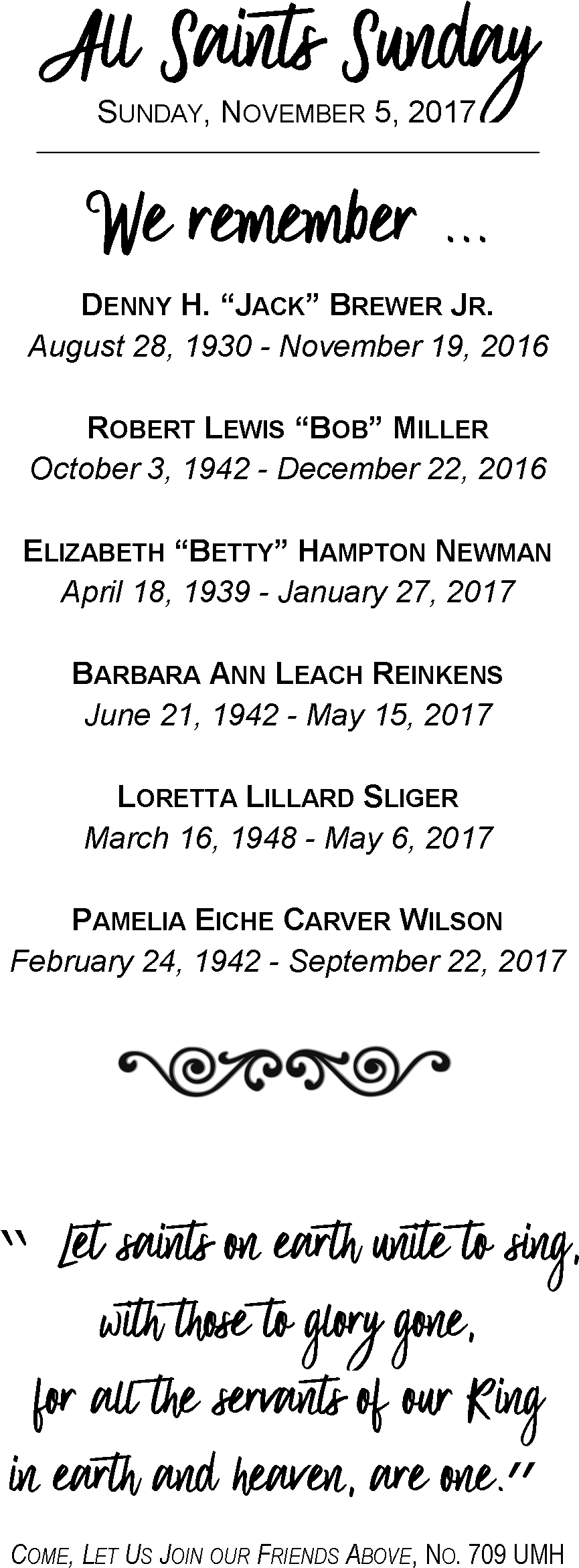 All Saints 2017 - Consumer Action (988x2430), Png Download