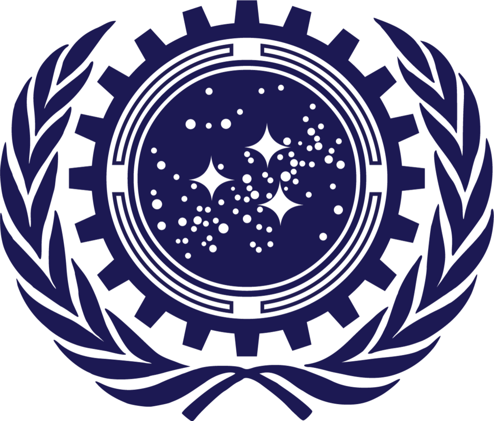 Star Trek Into Darkness Ufp Logo Redesign 2 0 By Cbunye - United Federation Of Planets .png (968x825), Png Download