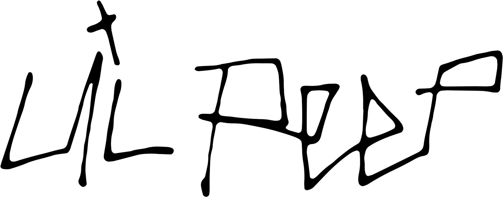 Lil Peep Official Shop The Hyv - Firma De Lil Peep (1800x809), Png Download