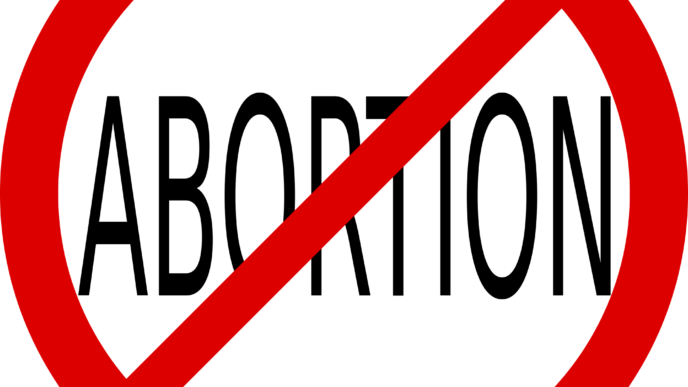 Abortion Separates Tim Kaine And Mike Pence, As Does - Ban On Abortion (688x387), Png Download