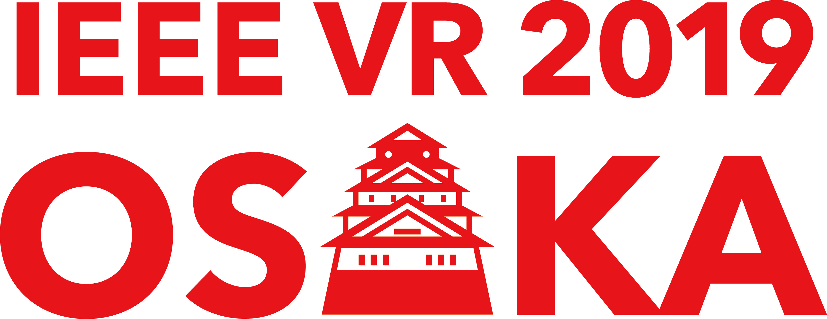 2019 Ieee Vr Osaka Logo - Ieee Vr 2019 (3400x1314), Png Download