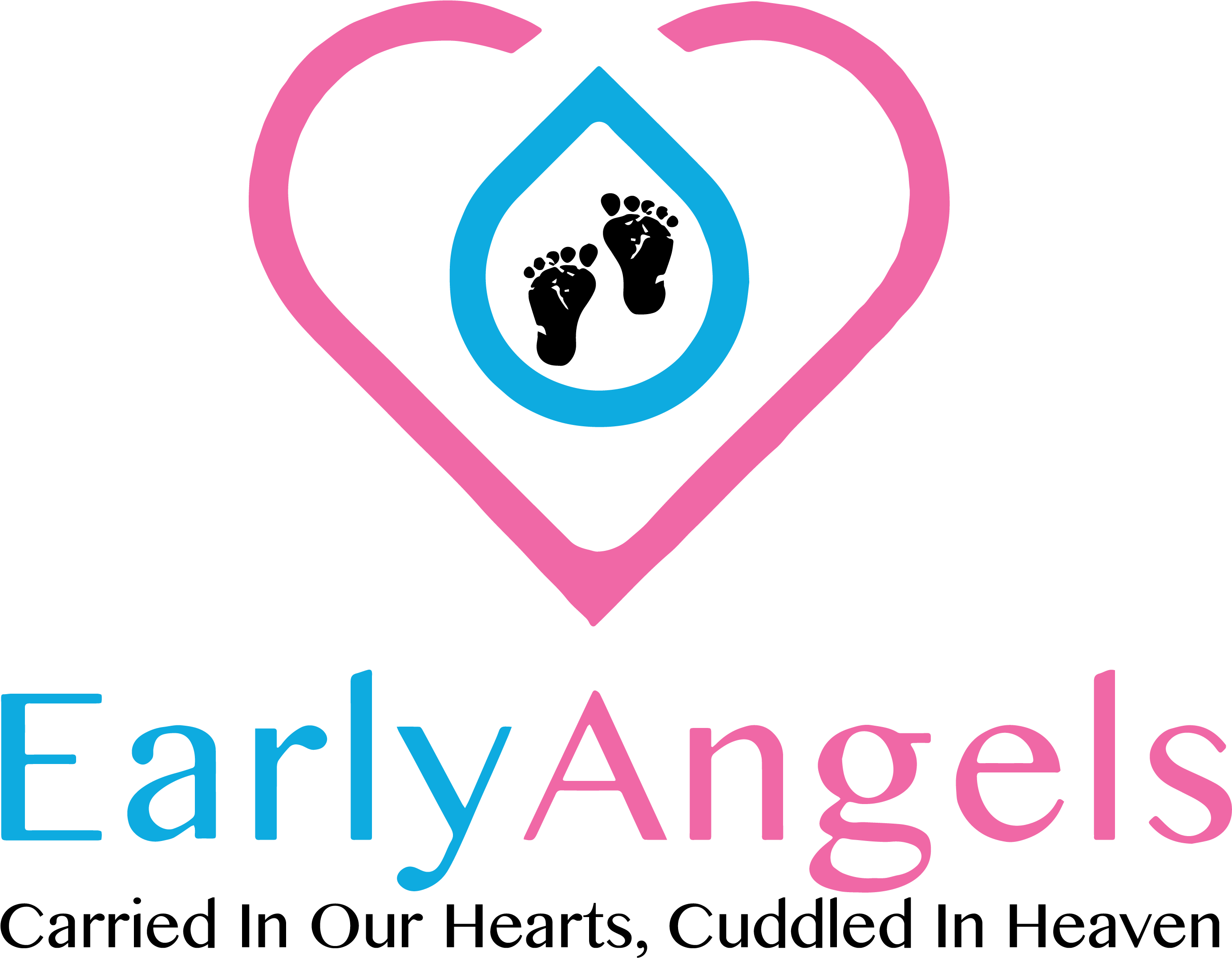 Early Angels Logo Wf Tag - Travel Agent Next Door Logo (3000x2464), Png Download
