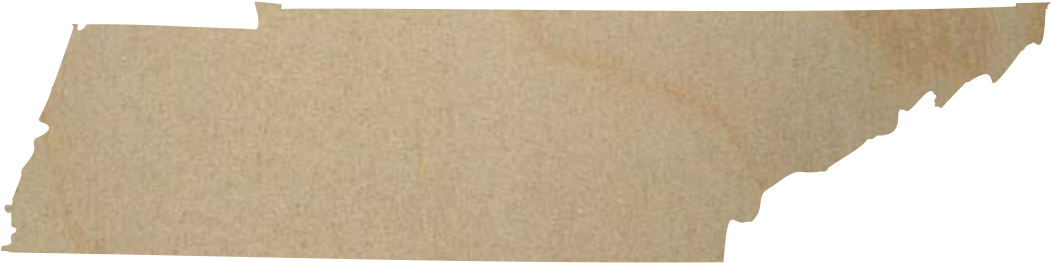 Wooden Tennessee State Shape Cutout - Tennessee State History Lapbook: Assembled [book] (1124x1690), Png Download