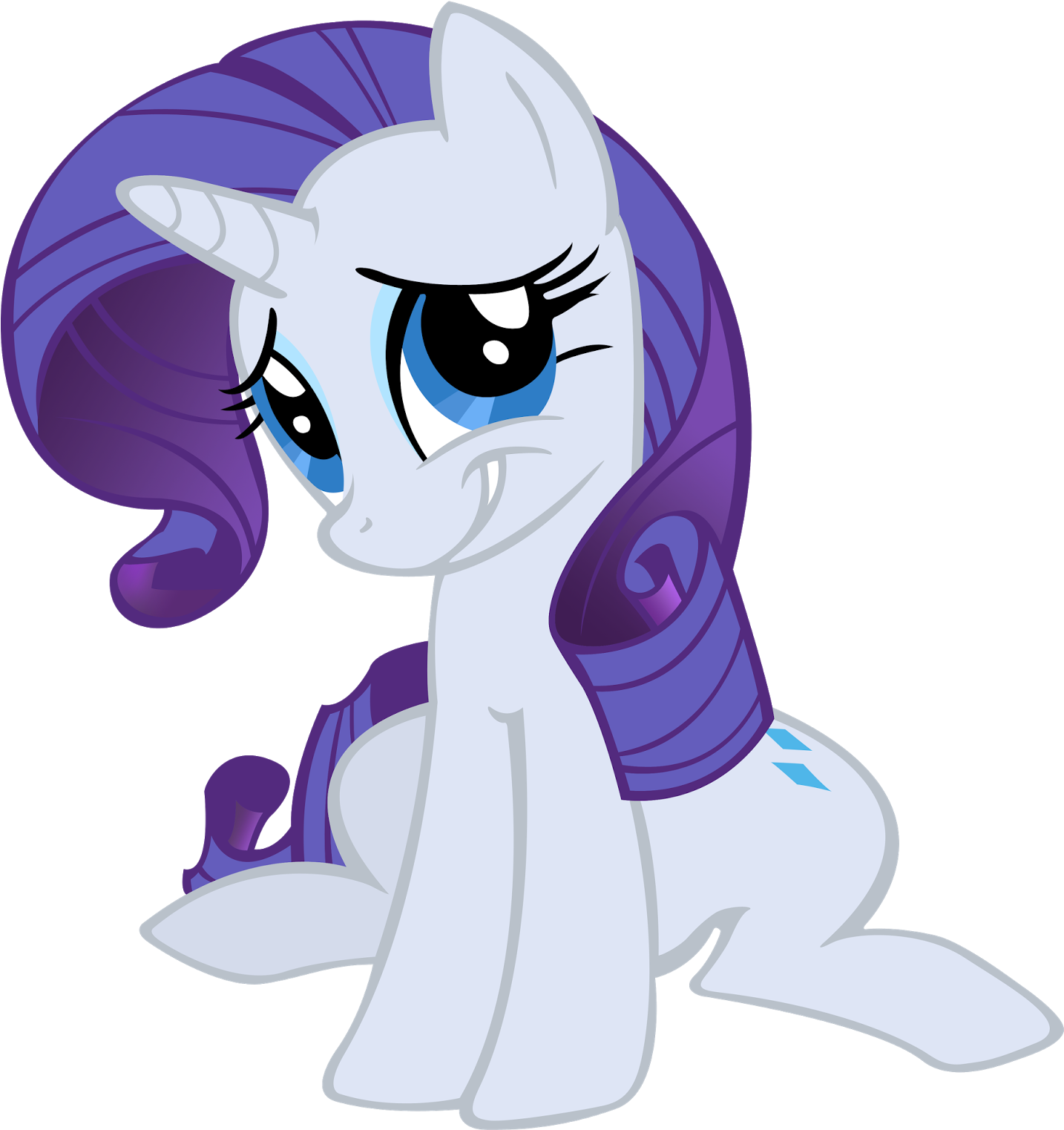 Look At That Face - Little Pony Rarity Png (1450x1600), Png Download