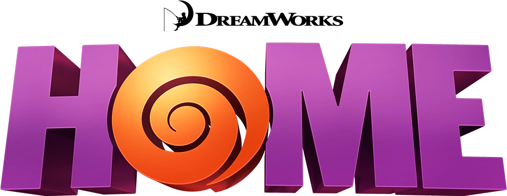 Dreamworks Logo Home - Dreamworks Home Logo Png (999x417), Png Download