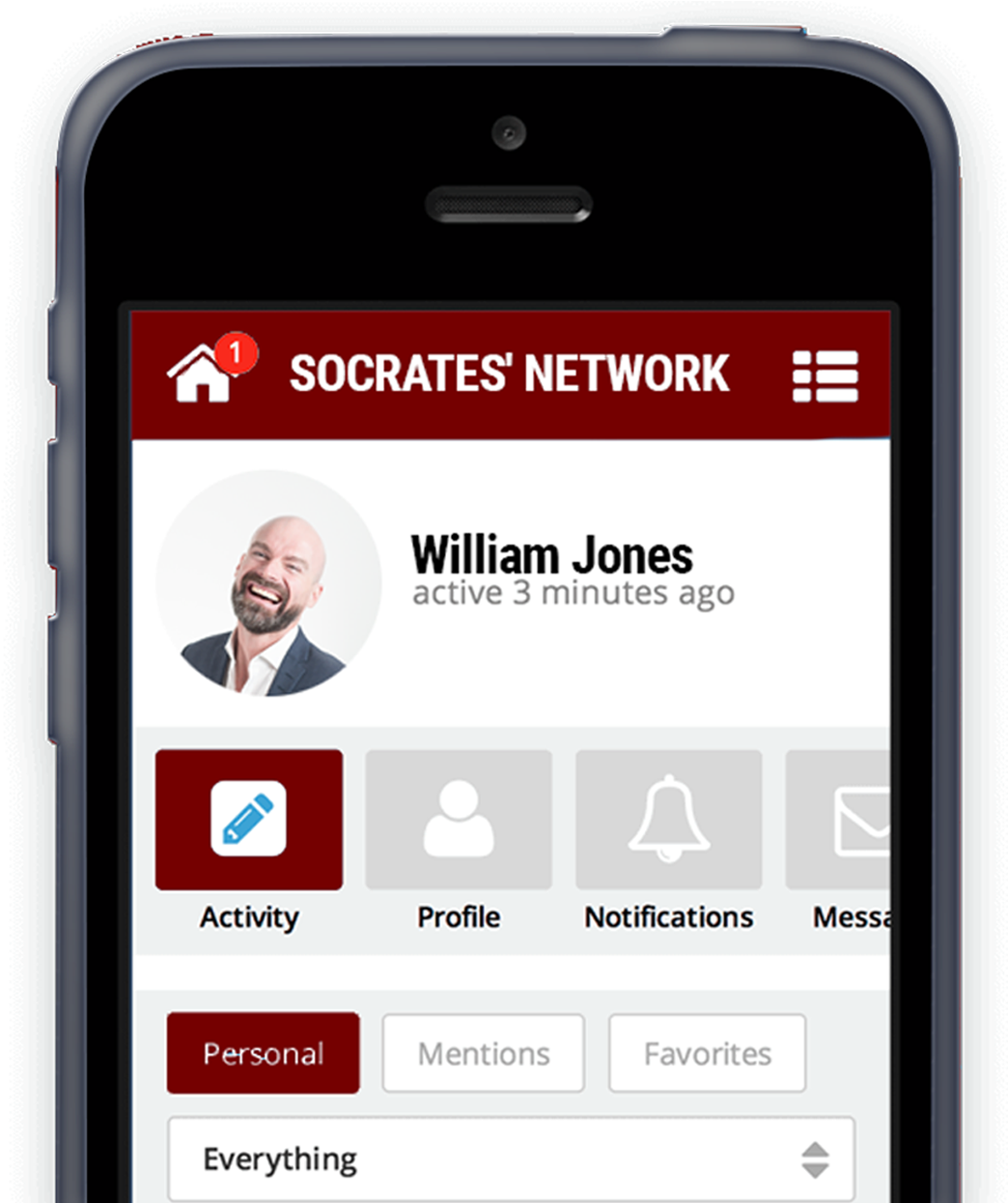 Socratesnetworkmobile - Der Kahle Vatertag Grußkarte (1080x1440), Png Download