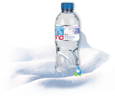 Clipart Freeuse Library Sno Iceland Glacier Pure Bottled - Icelandic Glacial Water Snow (543x453), Png Download
