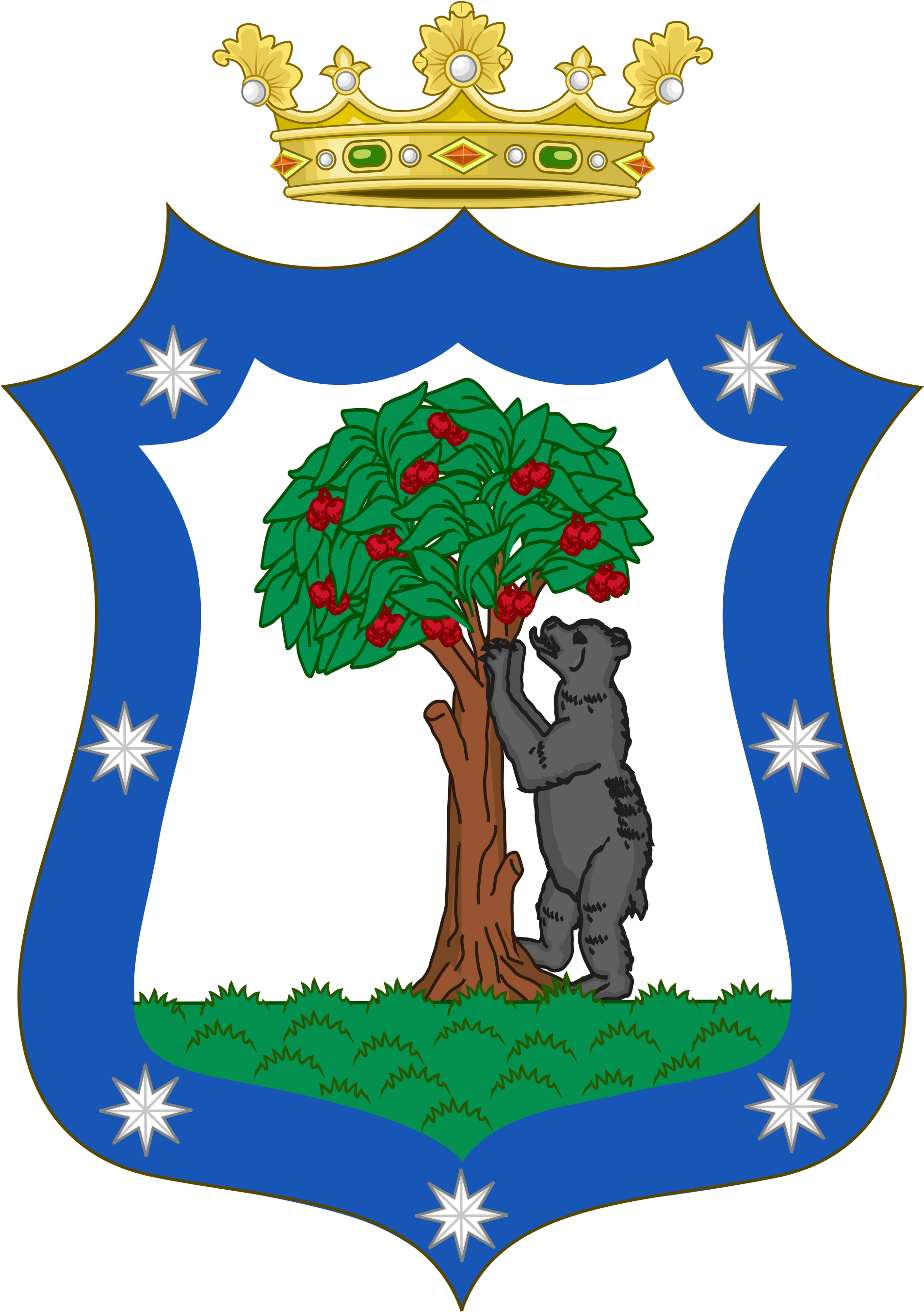 The - Coat Of Arms Of Manila (2000x2723), Png Download