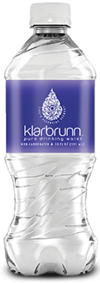 Klarbrunn Pure Drinking Water - Aquafina Water 20 Oz Plastic Bottles Pack (334x941), Png Download