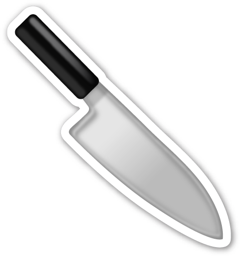 Emoticons│emoticones - - Emojis De Whatsapp Cuchillo (497x531), Png Download
