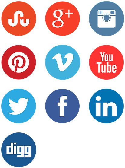 Search - Chalk Social Media Icons Png (435x580), Png Download