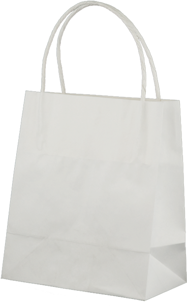 White Kraft Toddler - White Carry Bags (400x629), Png Download